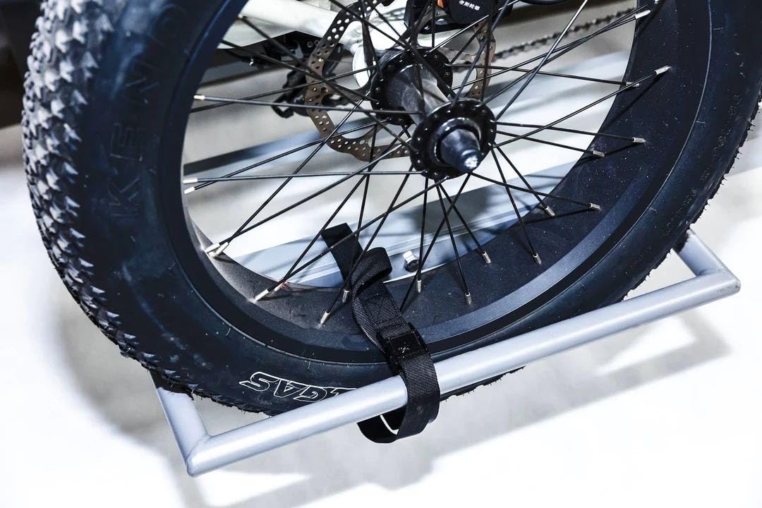 Hitch Rack for Electric Trike Foldable Steel Alloy Trailer Tricycle Hitch Rack Carrier, 500 lb. Capacity