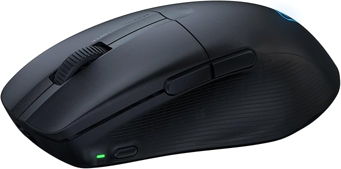 Turtle Beach Pure Air Wireless RGB Gaming Mouse, Ultra-Light 54g Ergonomic Design, 26000 DPI Optical Sensor, 125-Hour Rechargeable Battery, Dual Wireless + Bluetooth, Titan Optical Switches – Black