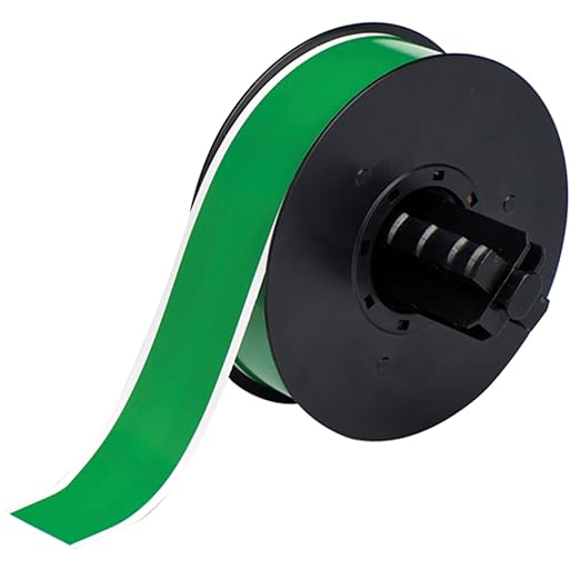 Brady B30C-1125-595-GN 100' Length x 1.125" Width, B-595 Vinyl, Green BBP31 Indoor/Outdoor Tape