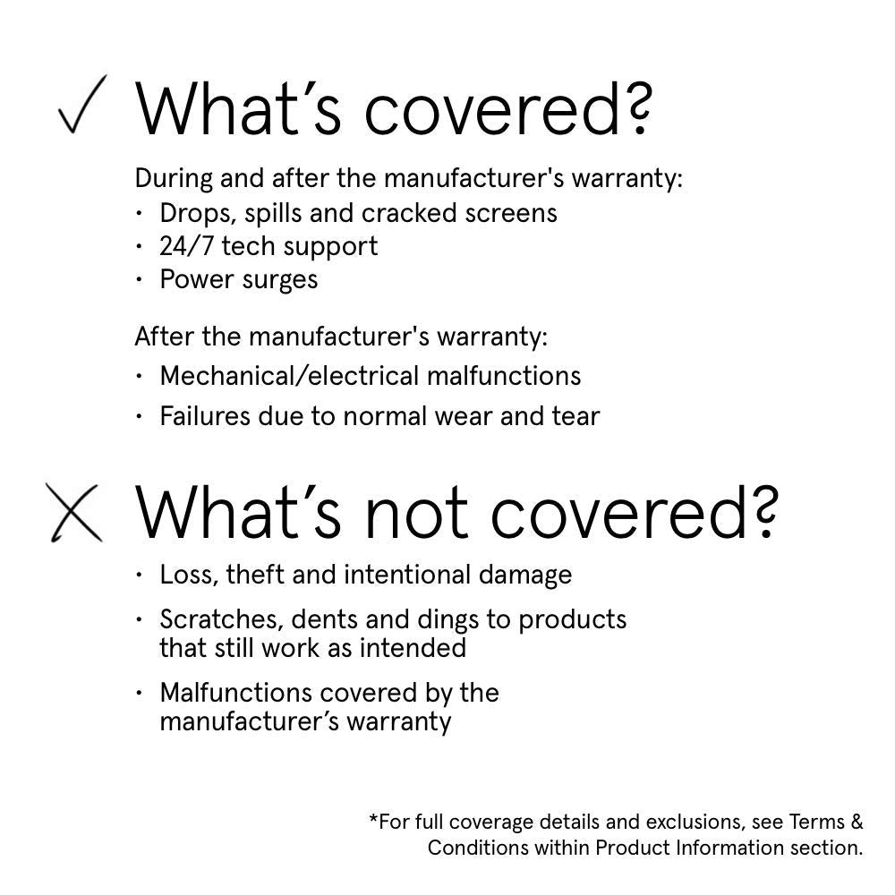 ASURION 3 Year Portable Electronic Accident Protection Plan ($30 - $39.99)
