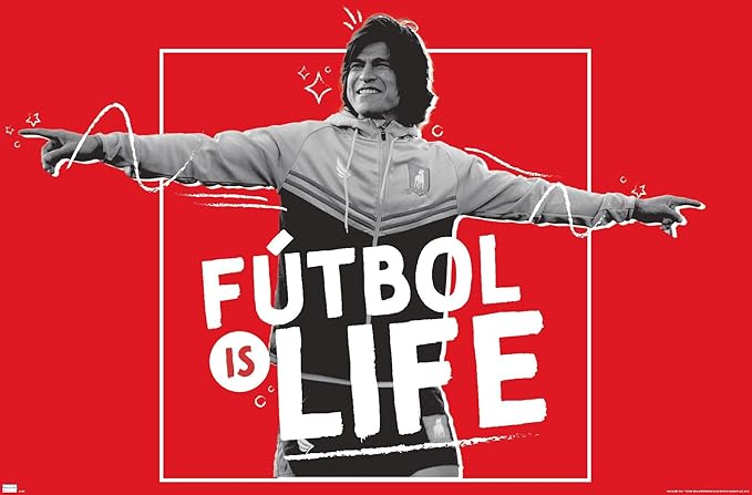Ted Lasso - Futbol is Life Wall Poster, 22.4L" x 14.7W", Premium Unframed Version