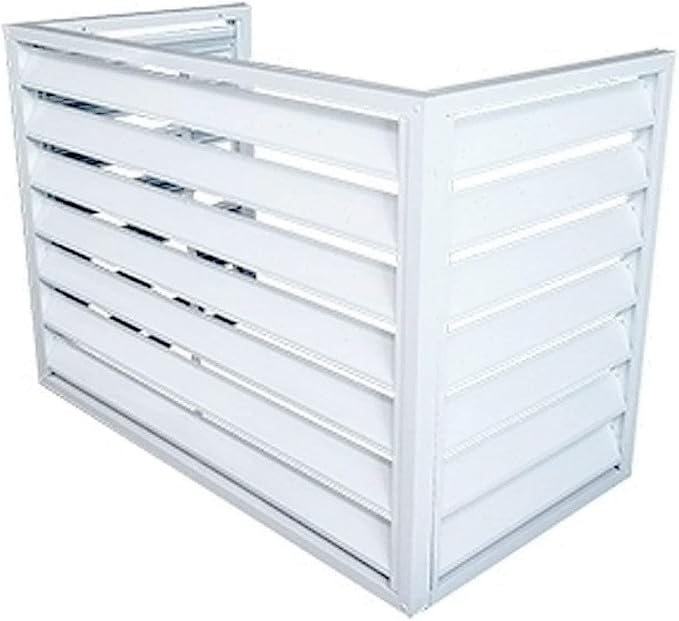 Outdoor air conditioning fence, outdoor air conditioning hidden protective cover