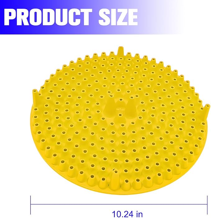 2PCS Car Wash Bucket Grit Trap Insert, 10.2" Vehicle Detailing Washing Filters