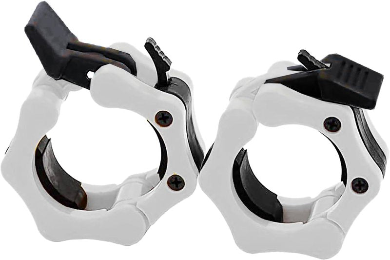 GW Tech Barbell Clamps 2 inch, Heavy Duty Exercise Collars 2" Quick Release Pair of Locking Pro Olympic Weight Bar Plate Locks Collar Clips for Workout Weightlifting Fitness Training