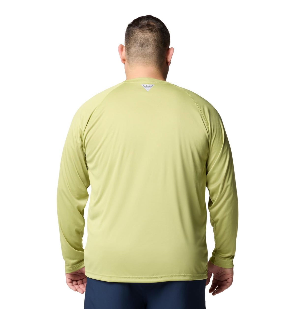 Columbia Men's PFG Terminal Tackle Long Sleeve Fishing Shirt, Pear/Cypress Logo, 3X