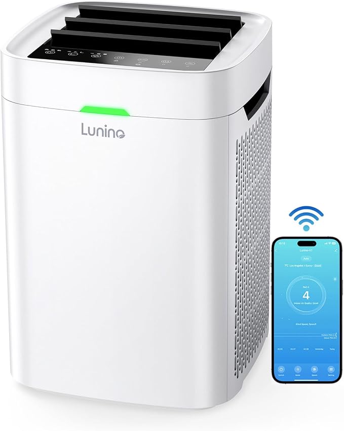 Air Purifiers for Home Large Room up to 2400 Ft², Double-Sided HEPA Air Purifier