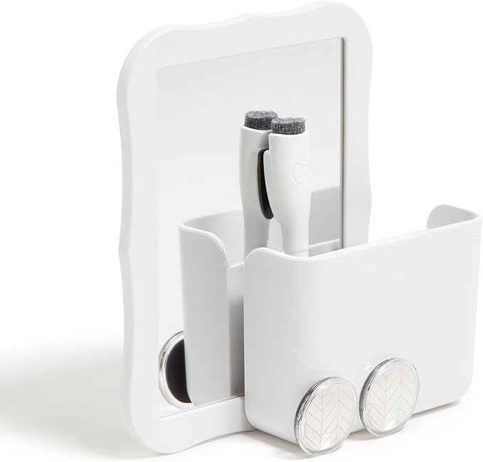 U Brands Magnetic Locker Accessory Kit, Set Of 5, White