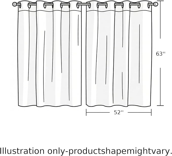 2 Panel Kitchen Cafe Curtains, Desert Sand Camel Sunlight Filtering Nature Air