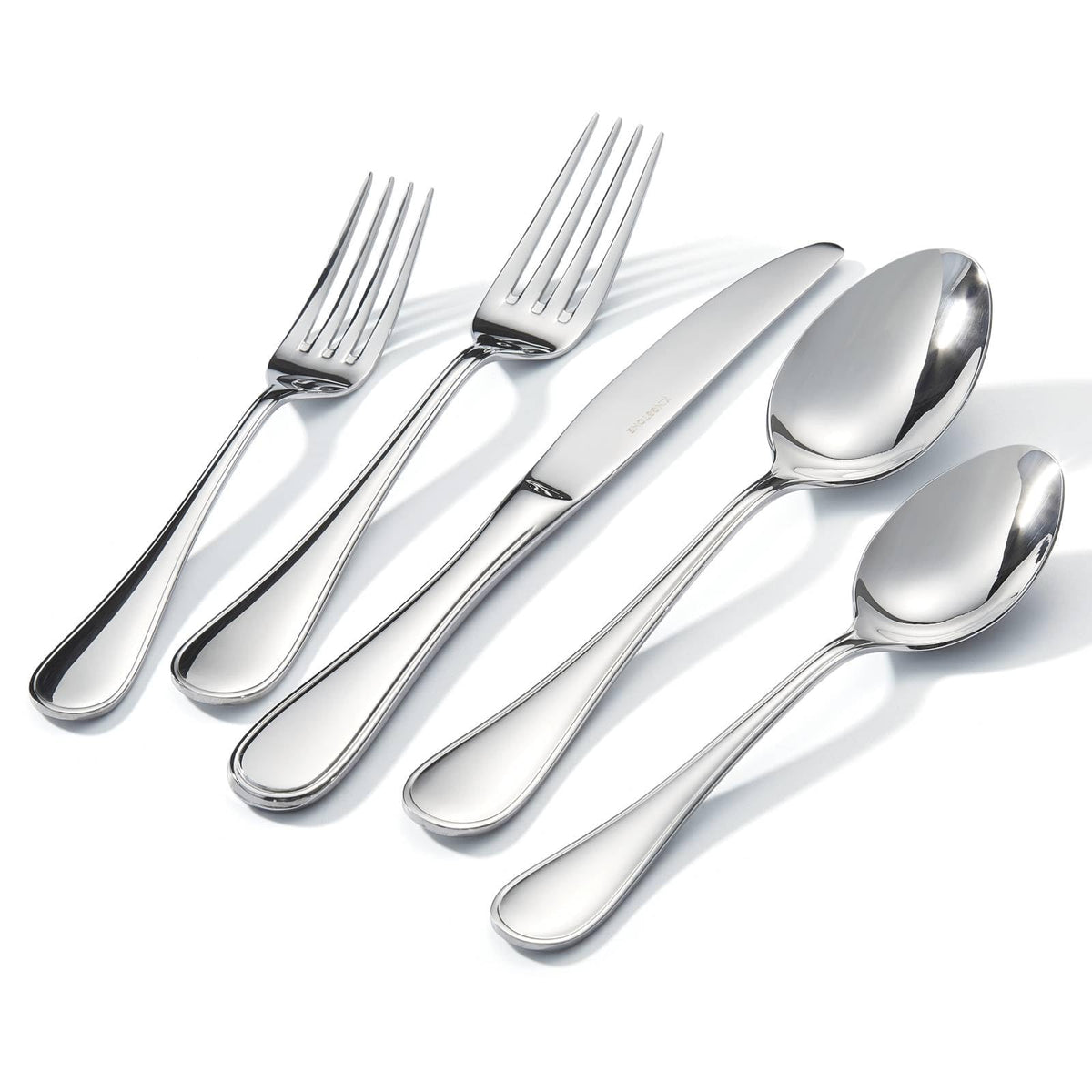 48 Piece Silverware Set for 8 with Steak Knives, 18/10 Stainless Steel
