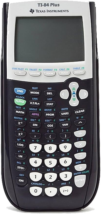 Texas Instruments TI-84 Plus Graphing Calculator, Black
