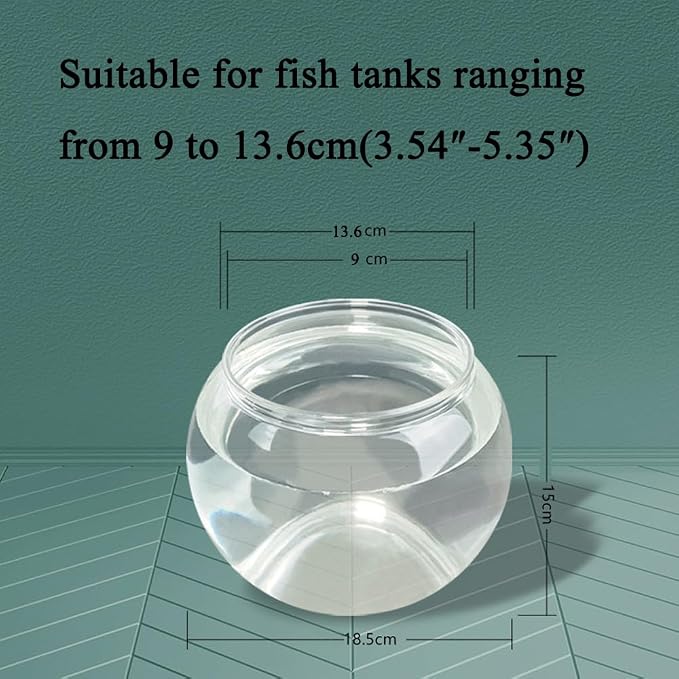 Circular Fish Tank Filter, Aquarium Hang on Filter, Small Fish Tank