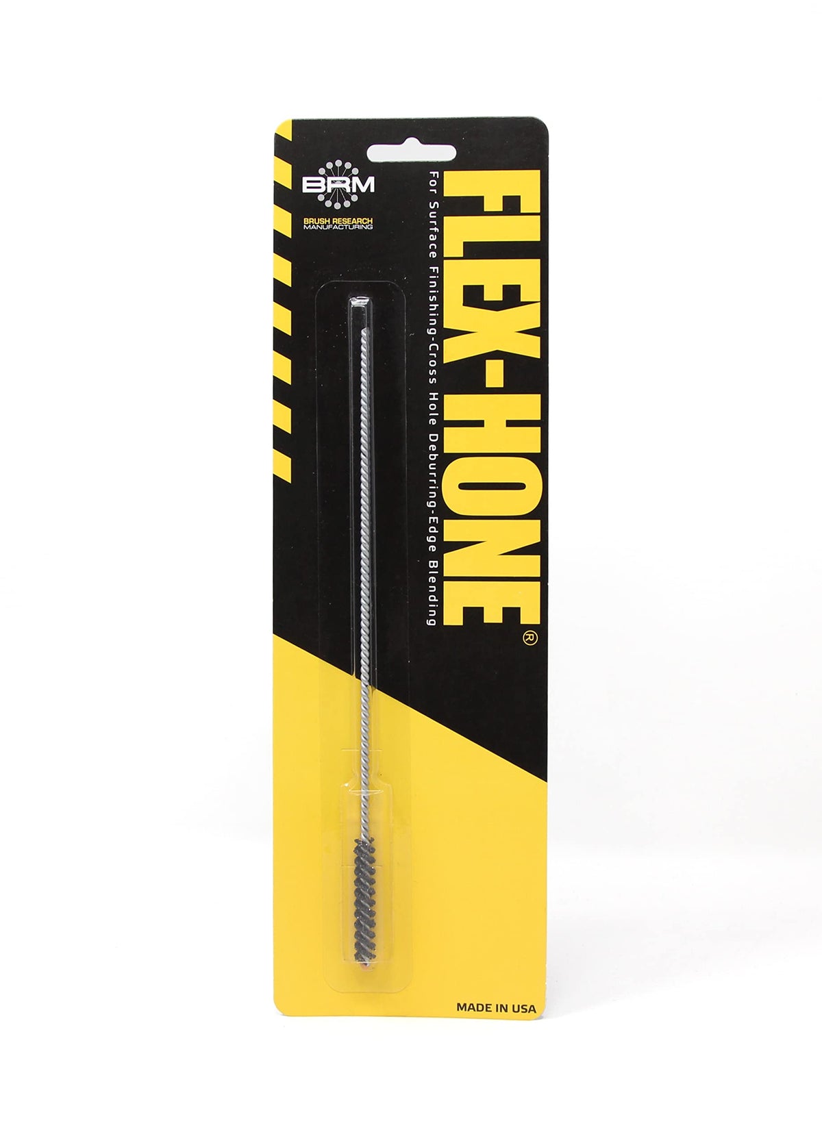 Brush Research BC55M12 FLEX-HONE®, 0.217" (5.5mm) Diameter, 120 Grit, Silicon Carbide, for Mild Steel, Stainless Steel, Cast Iron and Softer Ferrous Materials