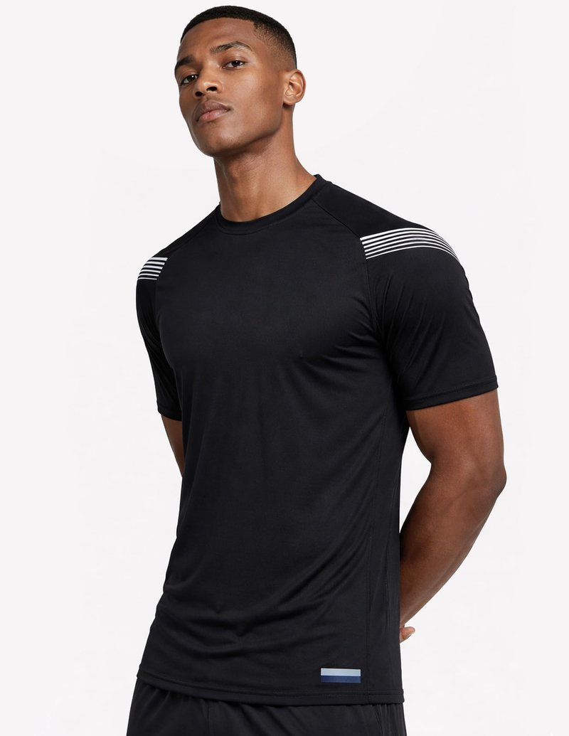 5 Pack Men’s Active Quick Dry Crew Neck T Shirts | Athletic Running Gym Workout Short Sleeve Tee Tops Bulk (Set 5, 5X-Large) Blacks