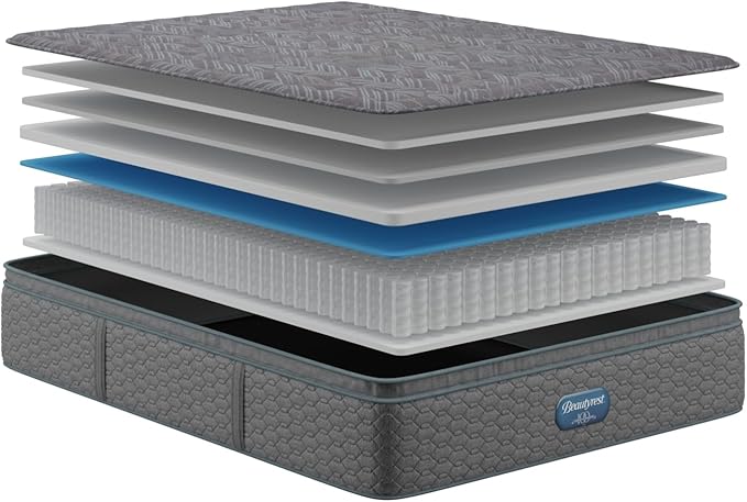 Beautyrest Prime Dream Medium Pillow Top 14.25" Mattress - Queen - Durable Pocketed Coil, Support, Pressure Relief, Cooling, Motion Separation; 100 Night Sleep Trial and 10 Year Warranty