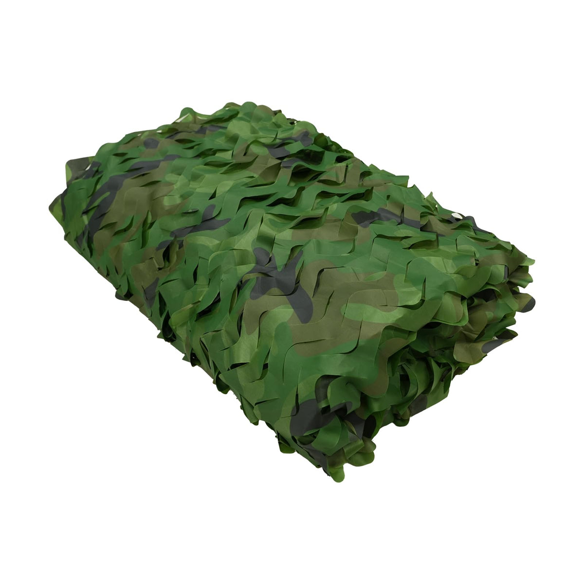 HYOUT Camo Netting Bulk Roll Camouflage Net Ghillie Hunting Blind Camping Sunshade, Military Army Party Decoration, Woodland Camo 5x9.8ft