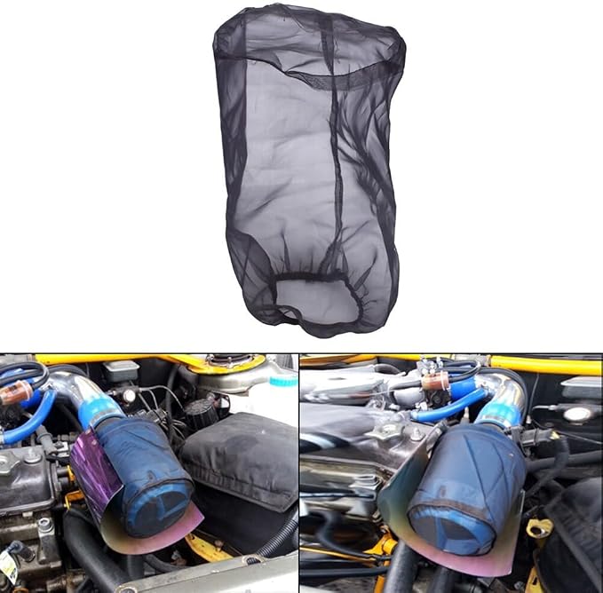 Intake Filter Mesh Cover Polyester Cloth Oilproof and Dustproof Cover Car Cold
