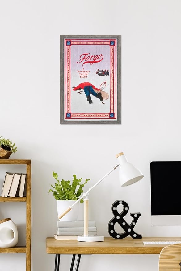 Fargo (1996) - One Sheet Wall Poster, 22.4L" x 14.7W", Barnwood Framed Version