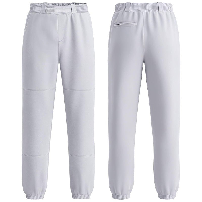 Boys Baseball Pants Youth Girls Softball Pant Toddler Kids Tee Ball Pant (Grey 7 Years)
