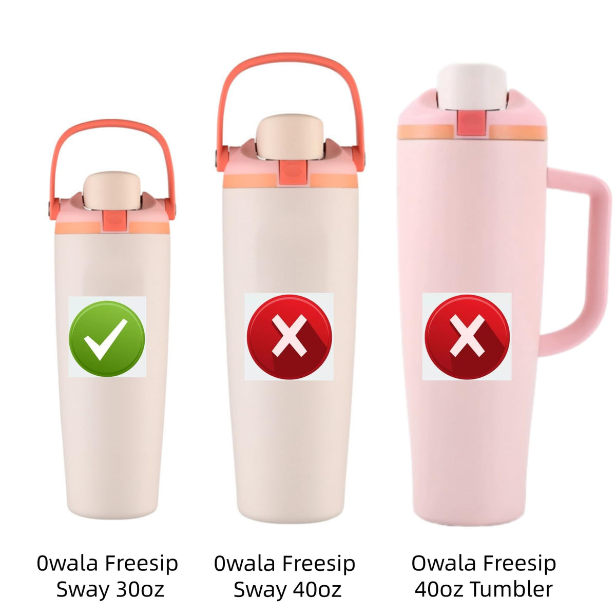 Replacement Lid Compatible with Owala FreeSip Sway 30oz Water Bottle (Purple, For Owala Sway 30oz)
