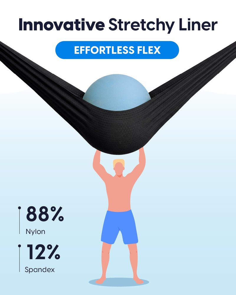 maamgic Mens Swim Trunks 9" with Zipper Pockets, Quick Dry Board Shorts, 4-Way Stretch Compression Lined Bathing Suits, Effortless Flex for Beach, Vacation, Cruise Forest Dark Gray BlackLarge
