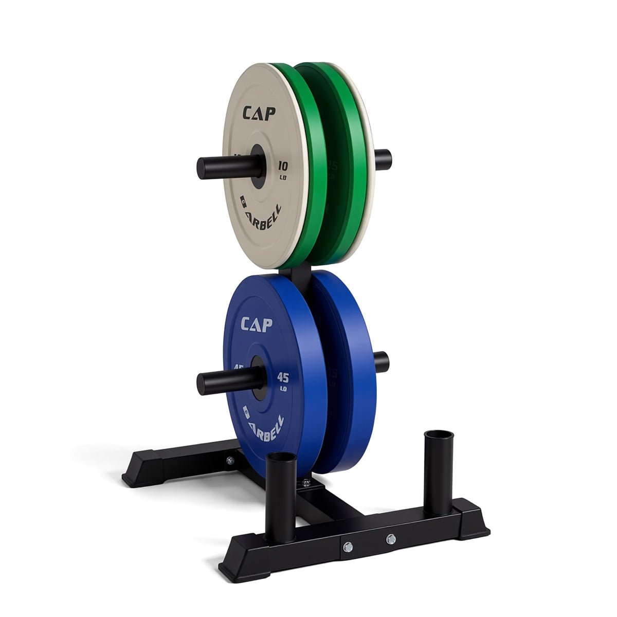 CAP 260lb Competition Olympic Bumper Plate Weight Set