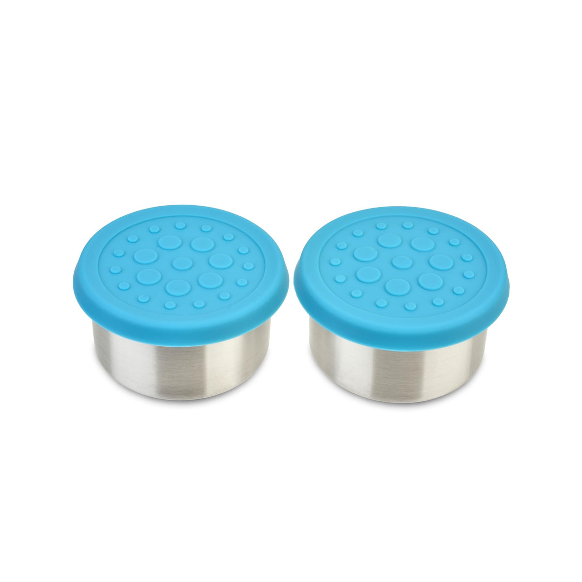 LunchBots 4.5 oz Stainless Steel Condiment Containers 2pk Purple