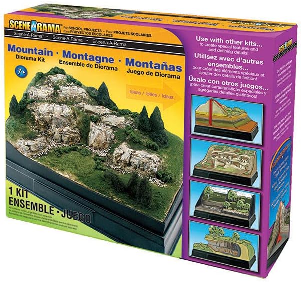 Woodland Scenics Diorama Kit, Mountain