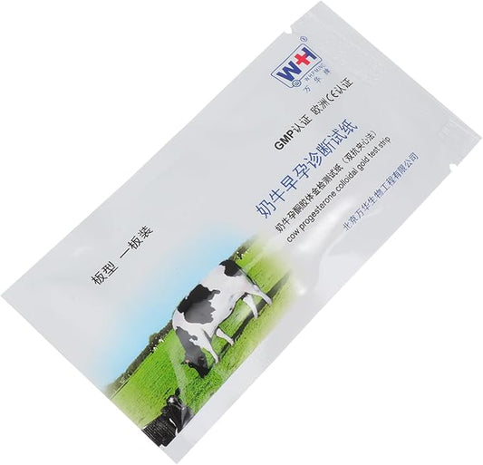 3 pcs Tester Livestock Pregnancy Test Strip Livestock Testing Paper Pregnancy Test Strip for Cow Cattle Test Animal The Cow Plastic Steel White