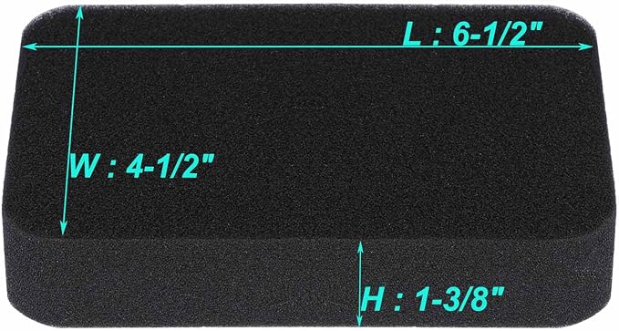 2 Pack 17211-899-000 Air Filter, Compatible