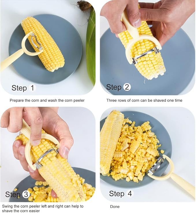 Carrot Peelers, Kitchen Vegetable Peeler Set, Including orange peeler, Corn Peeler, Corn Stripper, Potato, Apple Peelers, Y Peeler for Veggie & Fruit(Color-1) 6 Pcs