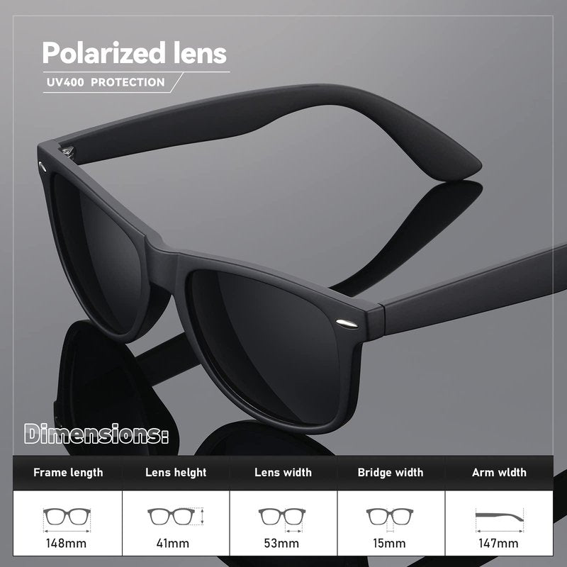 Occhsouo Polarized Sunglasses Womens Men - Sun glasses Fashion Trendy Driving Fishing UV Blocking UV400 Protection