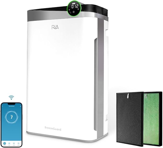 RIA Smart Air Purifier BreezeGuard 2-in-1