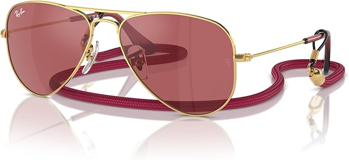 Ray-Ban Junior Kids' Rj9506s Metal Aviator Sunglasses