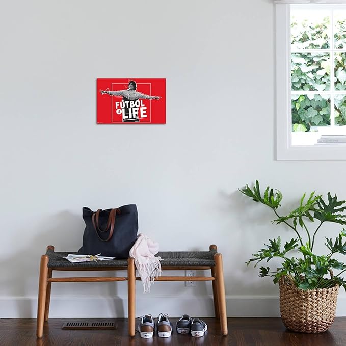 Ted Lasso - Futbol is Life Wall Poster, 19L" x 13W", Premium Unframed Version