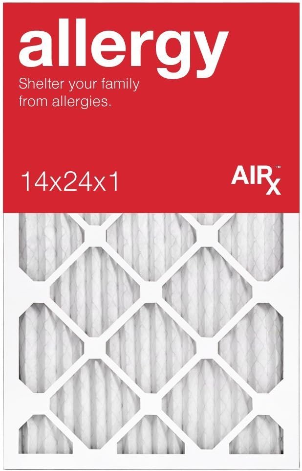 14x24x1 Furnace Filter MERV 11 PREMIUM ALLERGY Pleated Furnace Air Filter