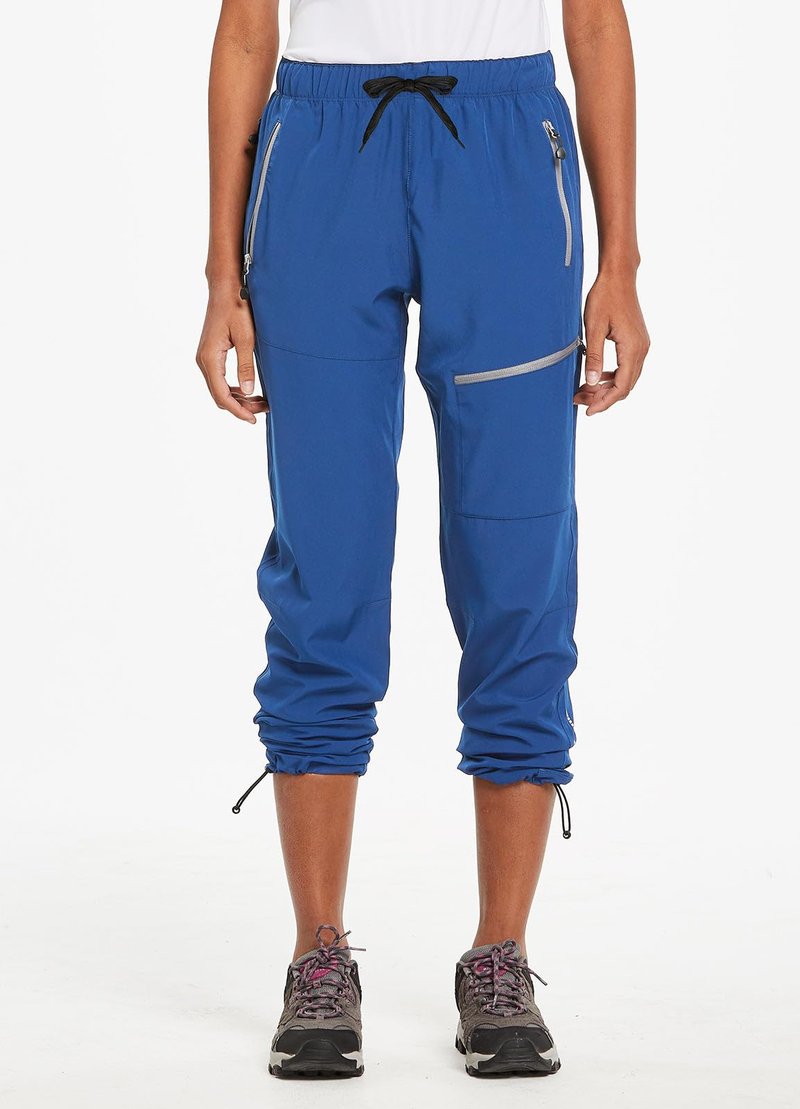 baleaf Cargo Pants for Women Petite Joggers Lightweight Quick Dry Pant Water Resistant 27'' Travel Workout Athletic Trip 27''-Bayou Blue 3XL