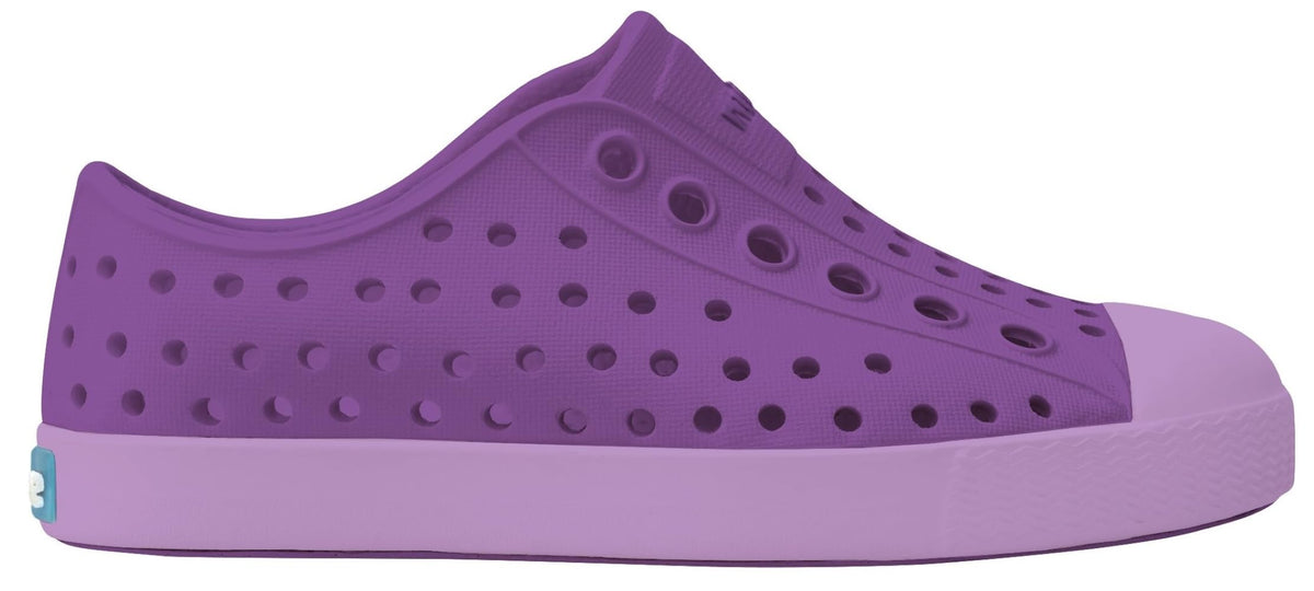 Native Shoes Unisex-Kids Jefferson Sneakers, Gossip Purple/Lavender Purple, 5 Big Kid