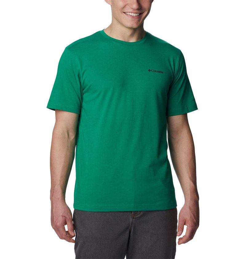 Columbia Men's Thistletown Hills Short Sleeve, Bamboo Forest, 2X Tall