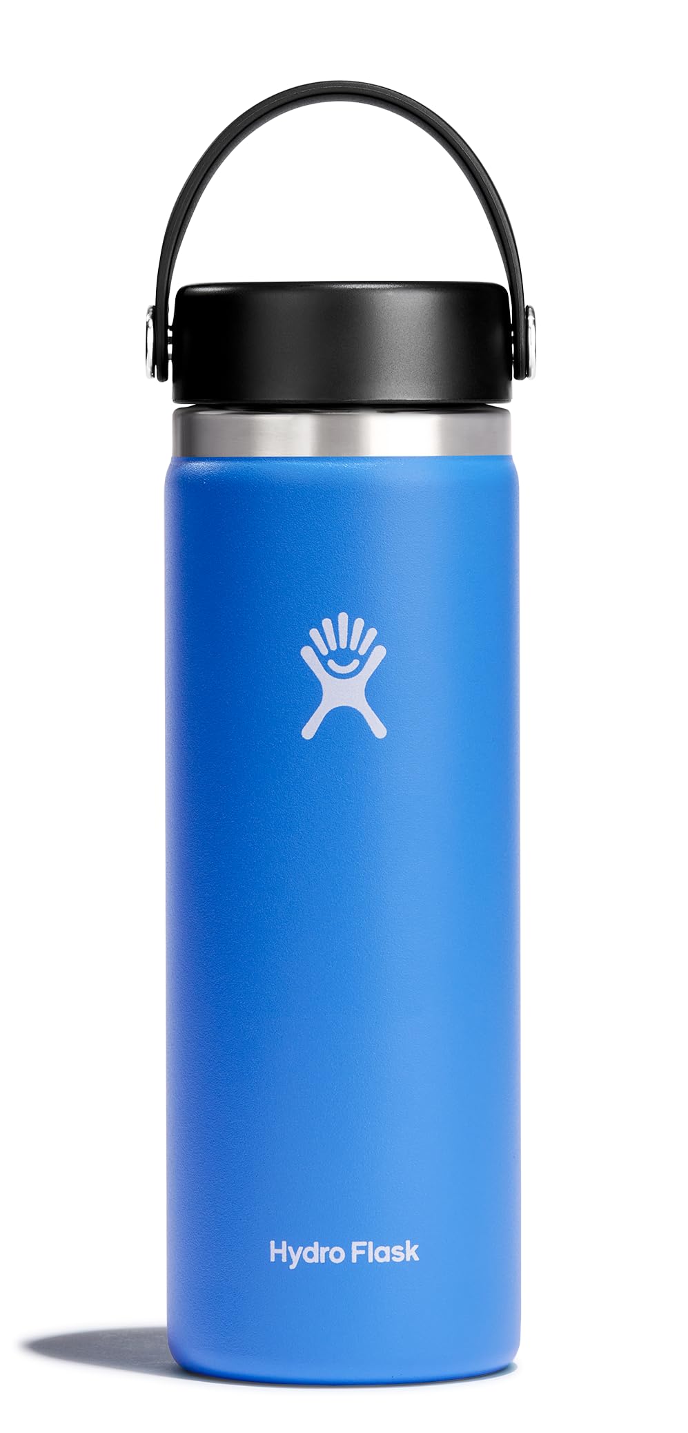 Hydro Flask Water Bottle - Insulated Stainless Steel - Wide Mouth Flex Lid, Non Spill, Leakproof and Refillable in 20 Oz