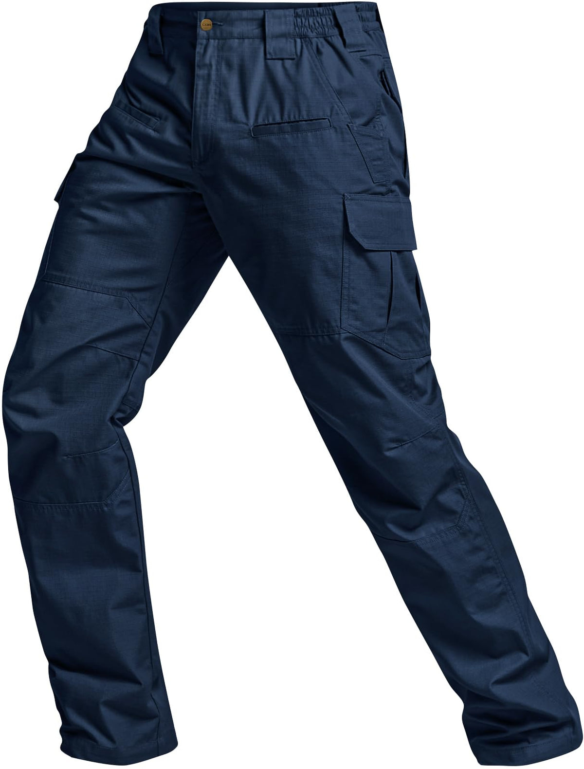 CQR Men's Tactical Pants, Water Resistant Ripstop Cargo Pants, Lightweight EDC Work Hiking Pants, Outdoor Apparel, Raider Midnight Blue, 32W x 30L