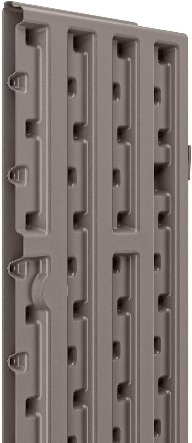 Suncast 36" Resin Base Garage Storage Cabinet, Platinum, Made in the USA