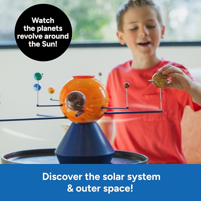 Educational Insights GeoSafari Orbiting Solar System & Projector - Space Toys & STEM Learning for Kids, Model Planet Kit, Science Classroom Decor, Astronomy Sets and Gifts for Boys & Girls Ages 5+