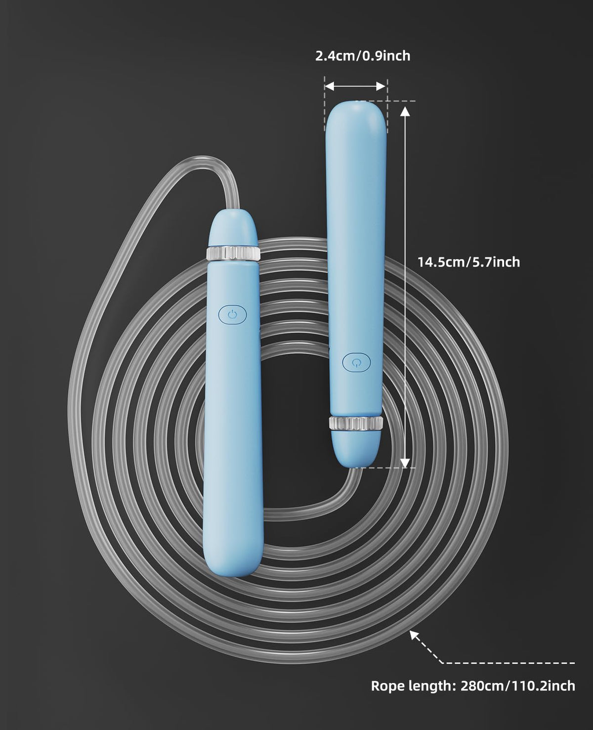 LED Jump Rope for Kids, Glow in The Dark Fun Fitness Gift