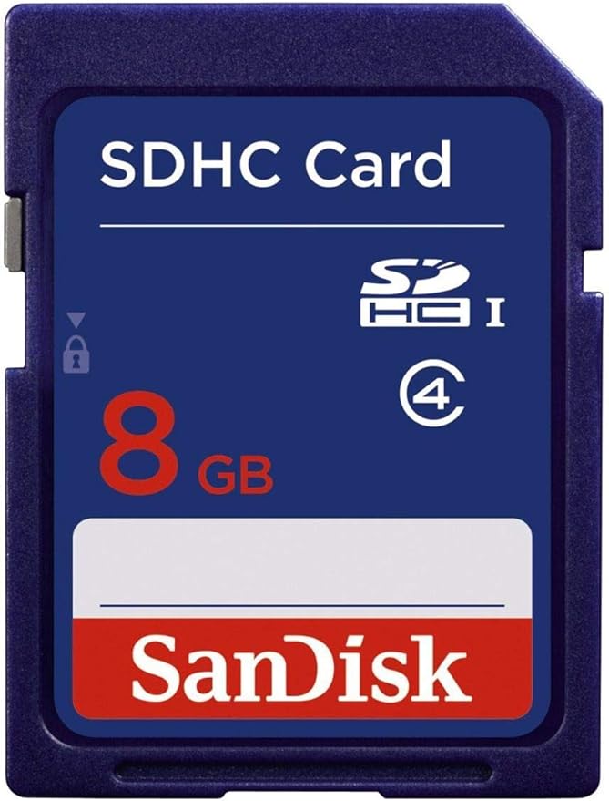 SanDisk 8GB SDHC Card Class 4 Secure Digital Flash Memory SDSDB-008G - Bulk Packaging