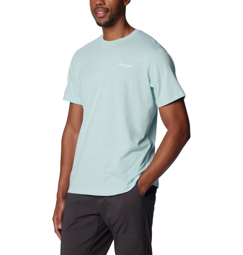 Columbia Men's Thistletown Hills Short Sleeve, Spray Double Dye, Large