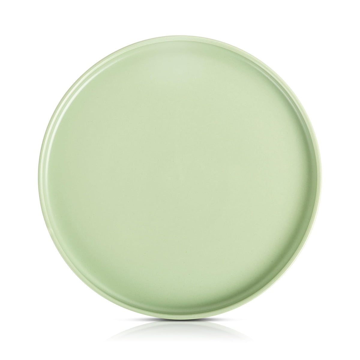 Stone Lain Stella Dinner Plate 6-Piece Set, Round, Porcelain, Honeydew