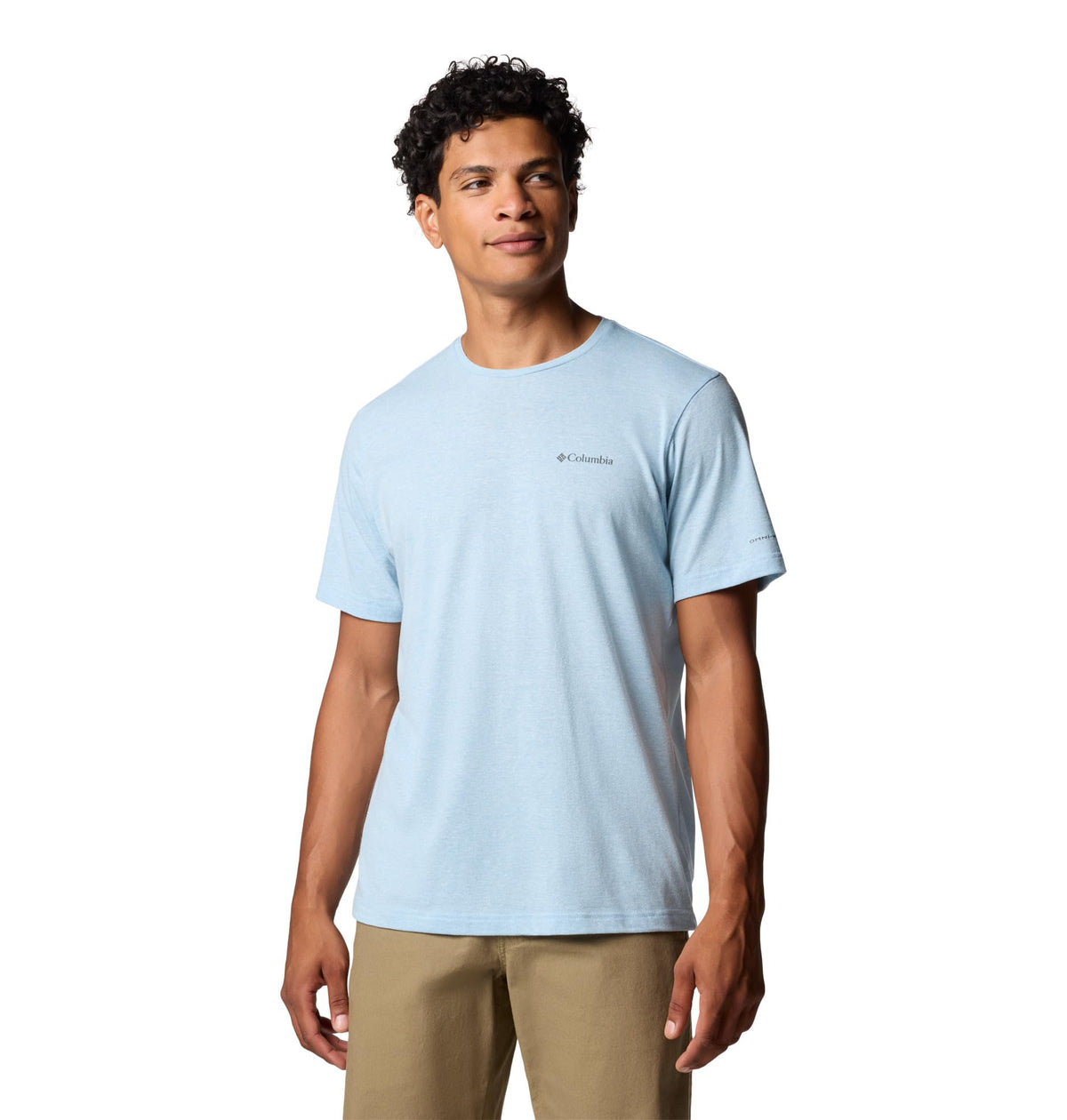 Columbia Mens Thistletown Hills Short Sleeve T-Shirt, Ripple Blue Heather, 5X Tall
