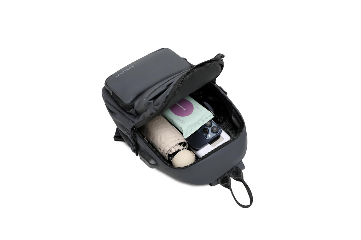 Anti Theft Sling Crossbody Backpack Shoulder Bag for Men,Mini Chest Bags with USB Charger Port For Casual Camping Biking Travel Cycling (Grey)