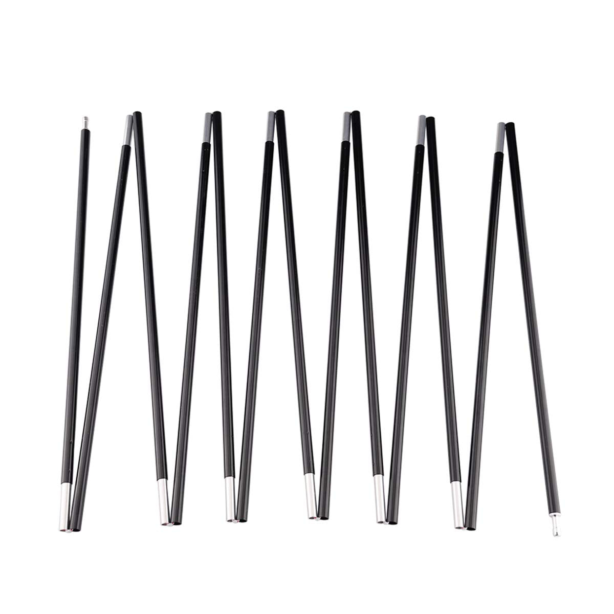 BRILLIANCE4U Tent Poles Replacement, Pre-Assembled Aluminum 7001 T6 Heated Tent Rod (16ft 4.4 in 1 Pole)