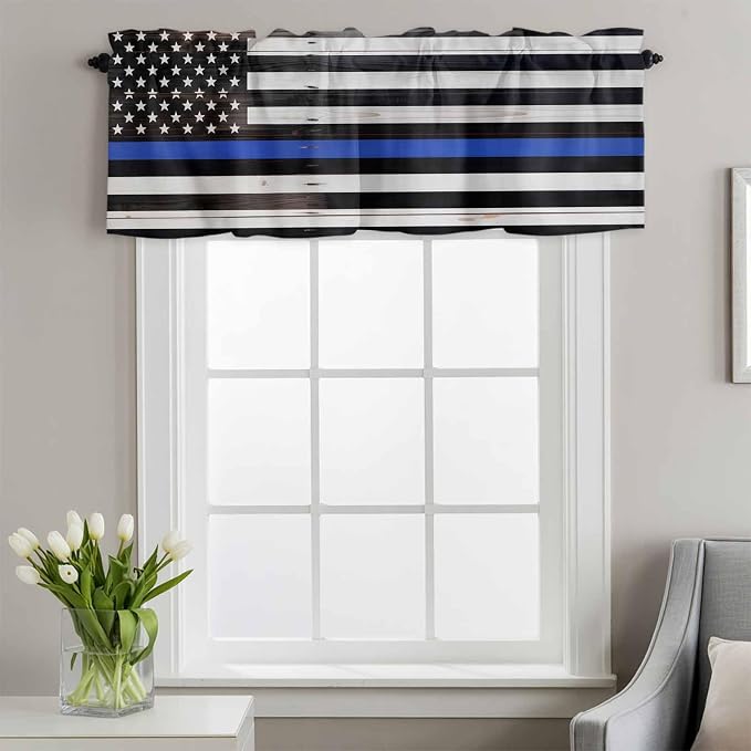 American Flag Valances for Windows, 1 Panel